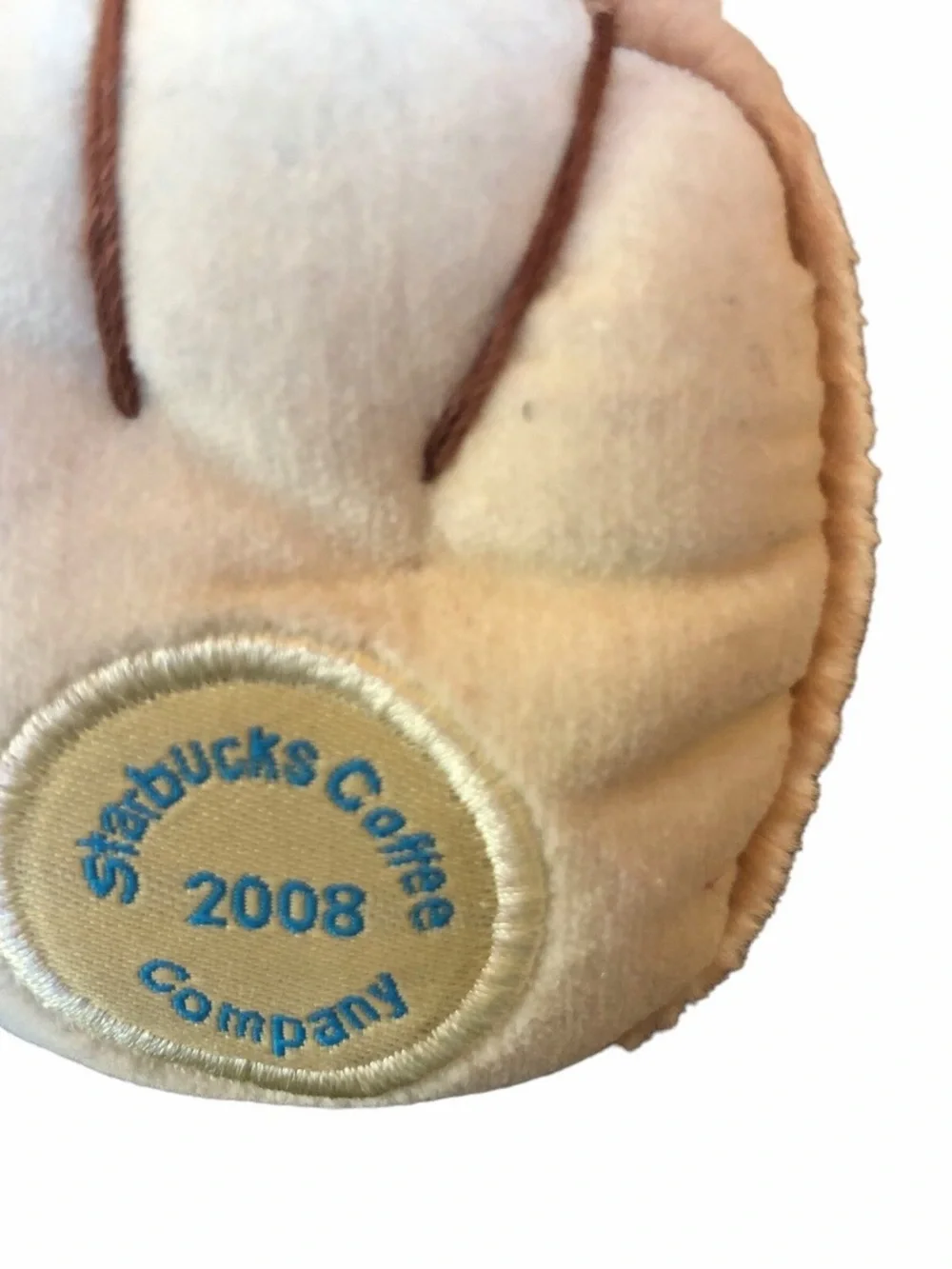 Starbucks Barista Bear in Easter bunny costume 2008 NWOT